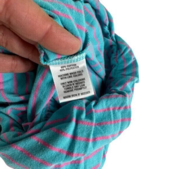 Tucker & Tate | Blue & Green Bubble Dress & Strip Skirt Toddler Girl Size 3T - Picture 4 of 11